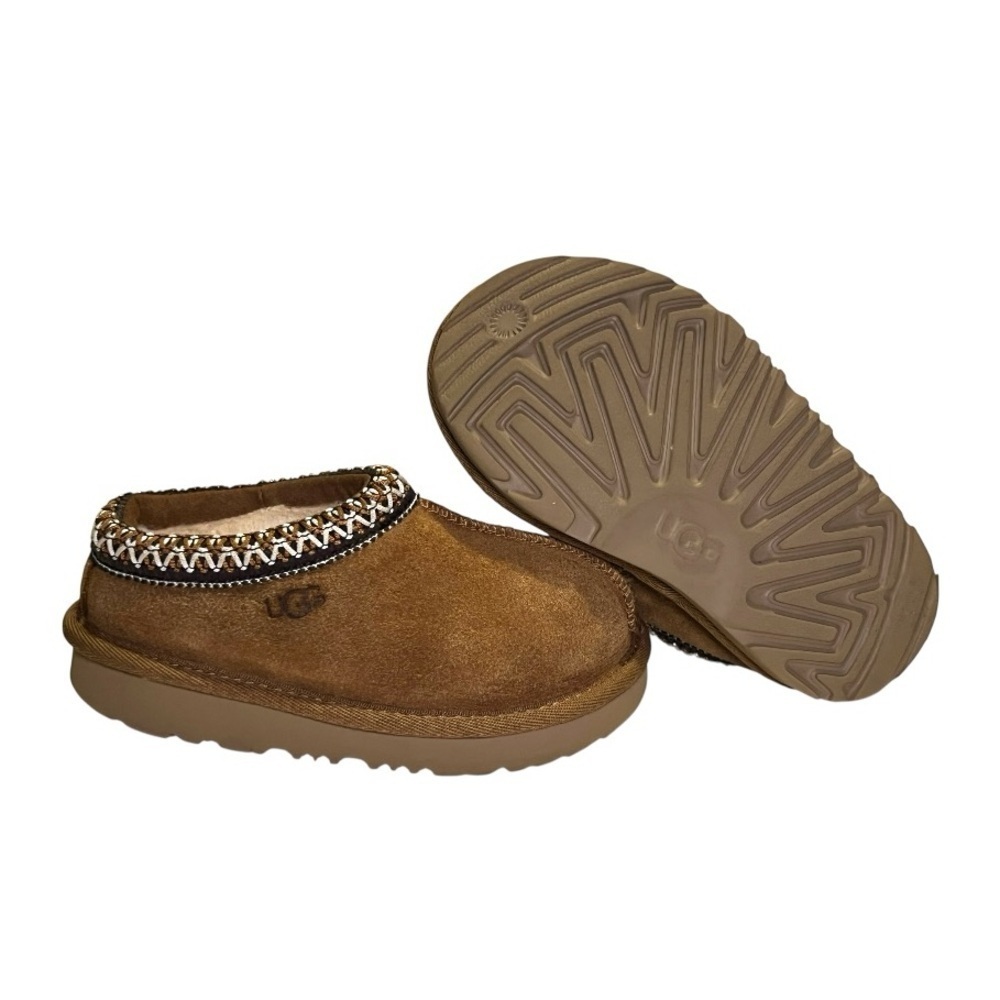 Like New- UGG KIDS Suede Tasman II Slippers Sz 9